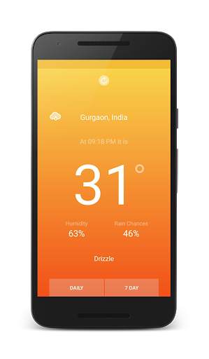 Whether - minimal weather app screenshot 1