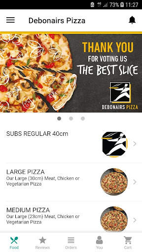 Debonairs Pizza - SD screenshot 1
