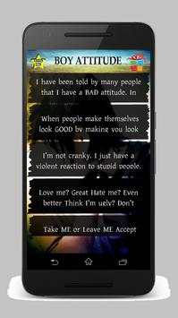 Boy Attitude Status screenshot 2