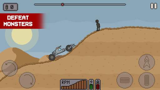 Death Rover: Space Zombie Race screenshot 2