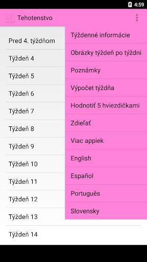 Tehotenstvo týždeň po týždni screenshot 3