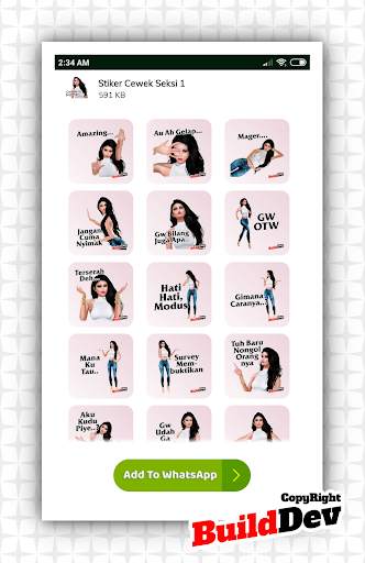 Kumpulan Stiker WA Keren 2021 WAStickerApps screenshot 8
