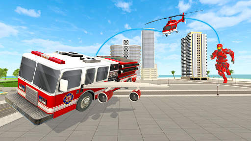 Fire Truck Robot Transform - F screenshot 5
