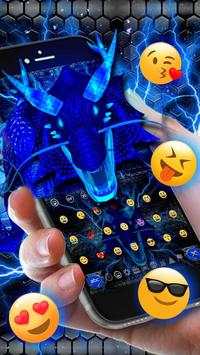 Ice Dragon Keyboard Theme screenshot 3