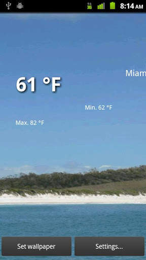 Weather Livepaper Lite screenshot 2