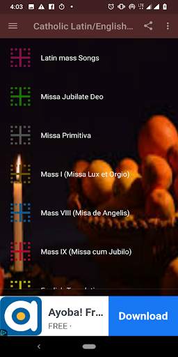 Catholic Latin & English Mass Songs screenshot 2