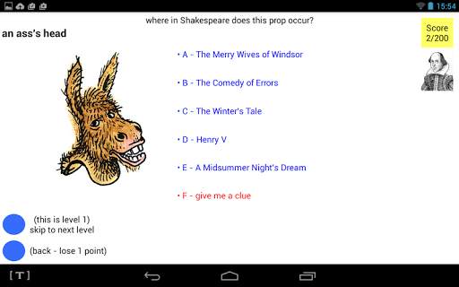 Shakespeare Props Quiz screenshot 4