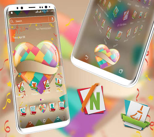 Artistic Heart Launcher Theme screenshot 4
