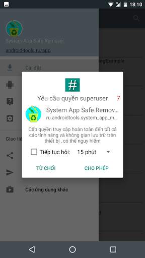 Trình quản lý ứng dụng hệ thống screenshot 6