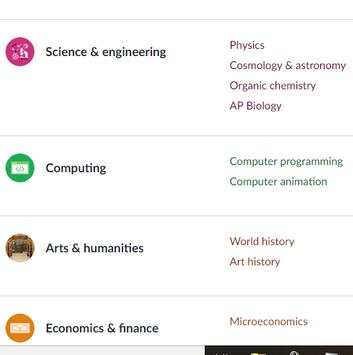 learn with khan academy screenshot 1