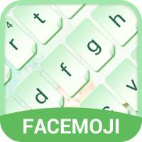 Spring Flower Blue Emoji Keyboard Theme🌺 on 9Apps