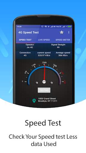 4G Speed Test & Meter screenshot 1