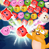 bubble shoot pet and cat icon