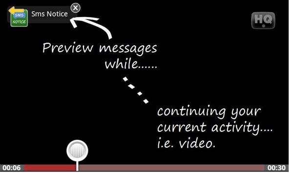 Sms Notice Lite screenshot 3