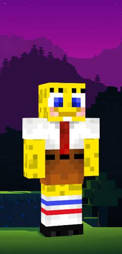Spongebob Minecraft Skin screenshot 2