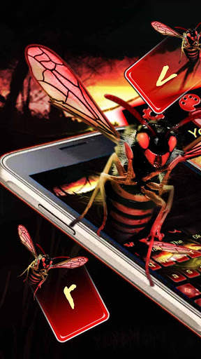 Blood Red Bee Keyboard screenshot 1