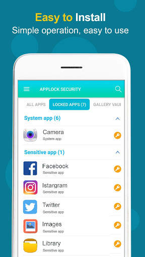 App Lock: Secure sensitive Apps, images, videos 7 تصوير الشاشة