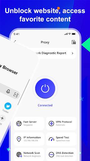 Private VPN - Proxy Browser screenshot 2