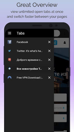 Proxy Browser - Adblock Secured Private Tor Proxy screenshot 4