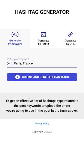 Hashtag Generator for Instagram screenshot 1