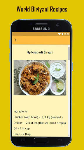 World Biriyani Recipes screenshot 3