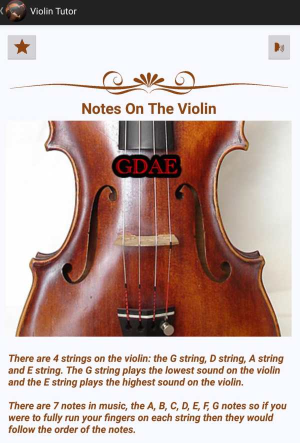 Violin Tutor screenshot 1