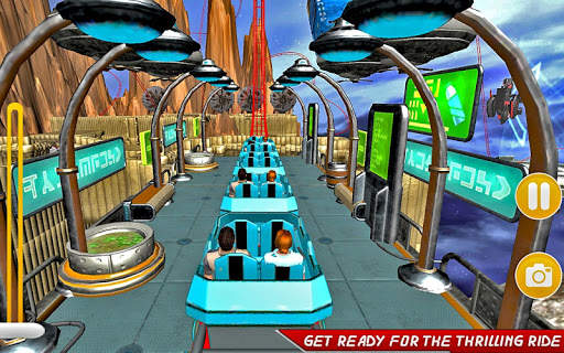 Train express roller coaster train drive screenshot 6