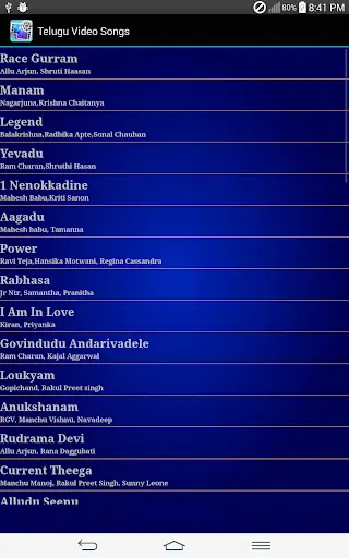 Telugu Video Songs screenshot 5