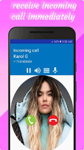 Karol G Call You:  Fake Video Call Pro screenshot 2