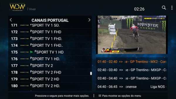 WOW TV BOX screenshot 4