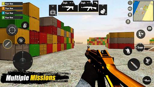 Battle Combat Free Fire Squad Battleground Game screenshot 1