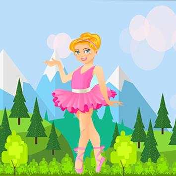 Gold Temple Ballerina Running Princess screenshot 2