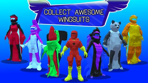 Wingsuit Kings - Skydiving multiplayer flying game скриншот 1