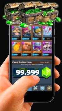 Gems of chest clash royal free screenshot 2