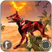 ZOMBIE DOG HUNTER VEGAS 3D logo