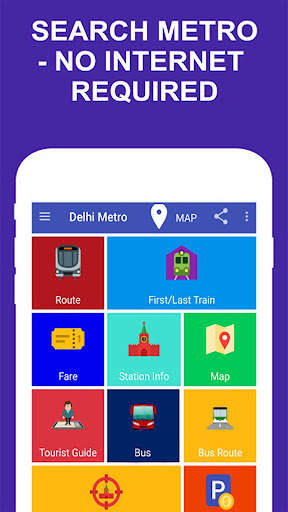 Delhi Metro Route Map And Fare screenshot 1
