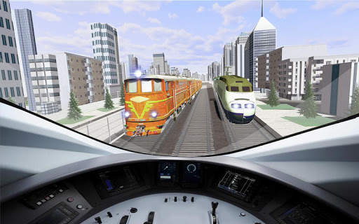 Train Racing Simulator 2019: New Train Games 3D screenshot 2