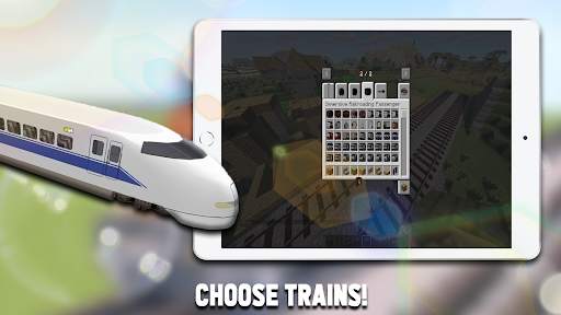 MCPE Trains Mod screenshot 2