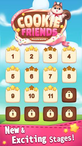 New Sweet Cookie Friends: Puzzle World screenshot 5