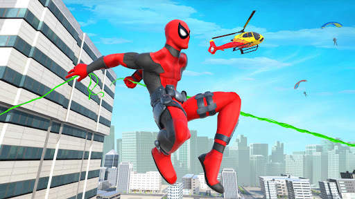 Flying Spider Hero: Rope Hero screenshot 1