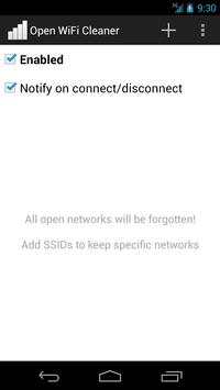 Open WiFi Cleaner screenshot 1