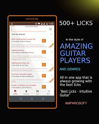 600  Licks Intuitive Guitar скриншот 1