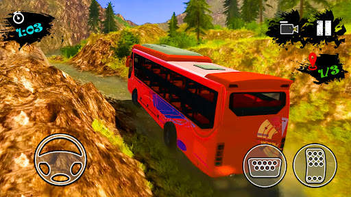 Offroad Games Coach Bus Drive screenshot 6
