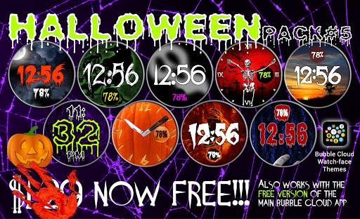 Halloween Watch Face Pack - Now Free screenshot 2