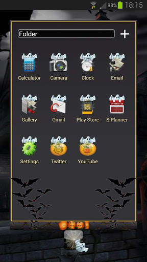 Next Launcher Halloween Theme screenshot 2