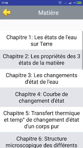 cours de physique chimie 5eme screenshot 2