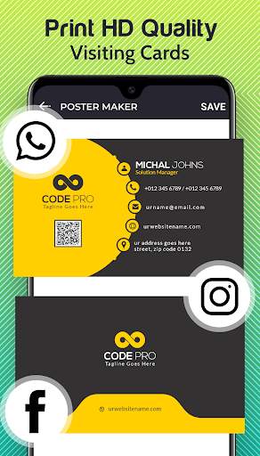 Business, Visiting Card Maker & Designer screenshot 8