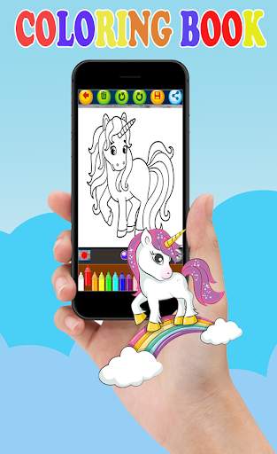 Unicorn Coloring Book-Easy Coloring screenshot 4