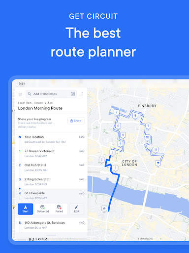 Circuit Route Planner स्क्रीनशॉट 8