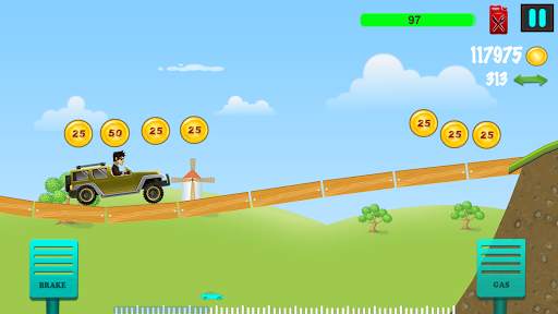 Car Hill Climbing 2D Racing screenshot 7